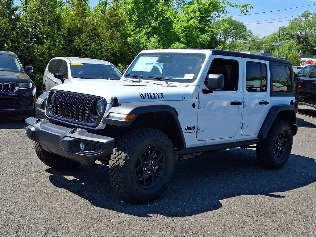 New 2026 Bright White Clear-Coat Exterior Paint Jeep Willys image 4