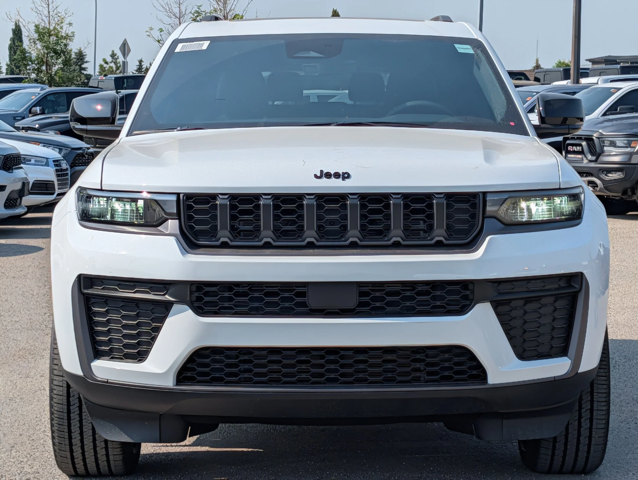 New 2026 White Jeep Altitude - - 4x4 - Power Sunroof - Trailer Tow Pkg - 20 Black Wheels - Remote Start & More! image 3