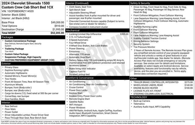 Certified Used 2024 Black Chevrolet Custom image 33