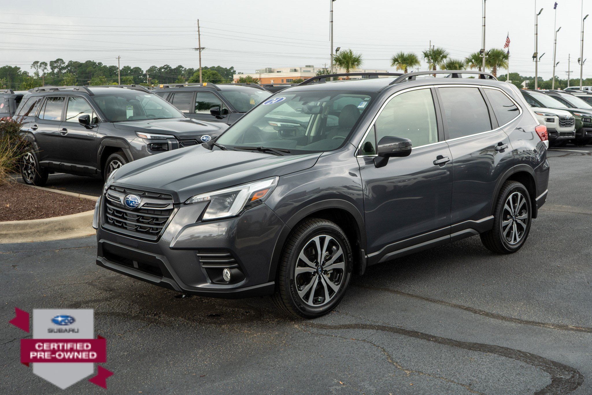 Used 2023 Magnetite Gray Metallic Subaru Limited image 7
