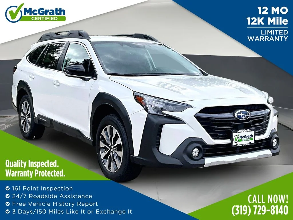 Used 2024 White Subaru Limited image 1