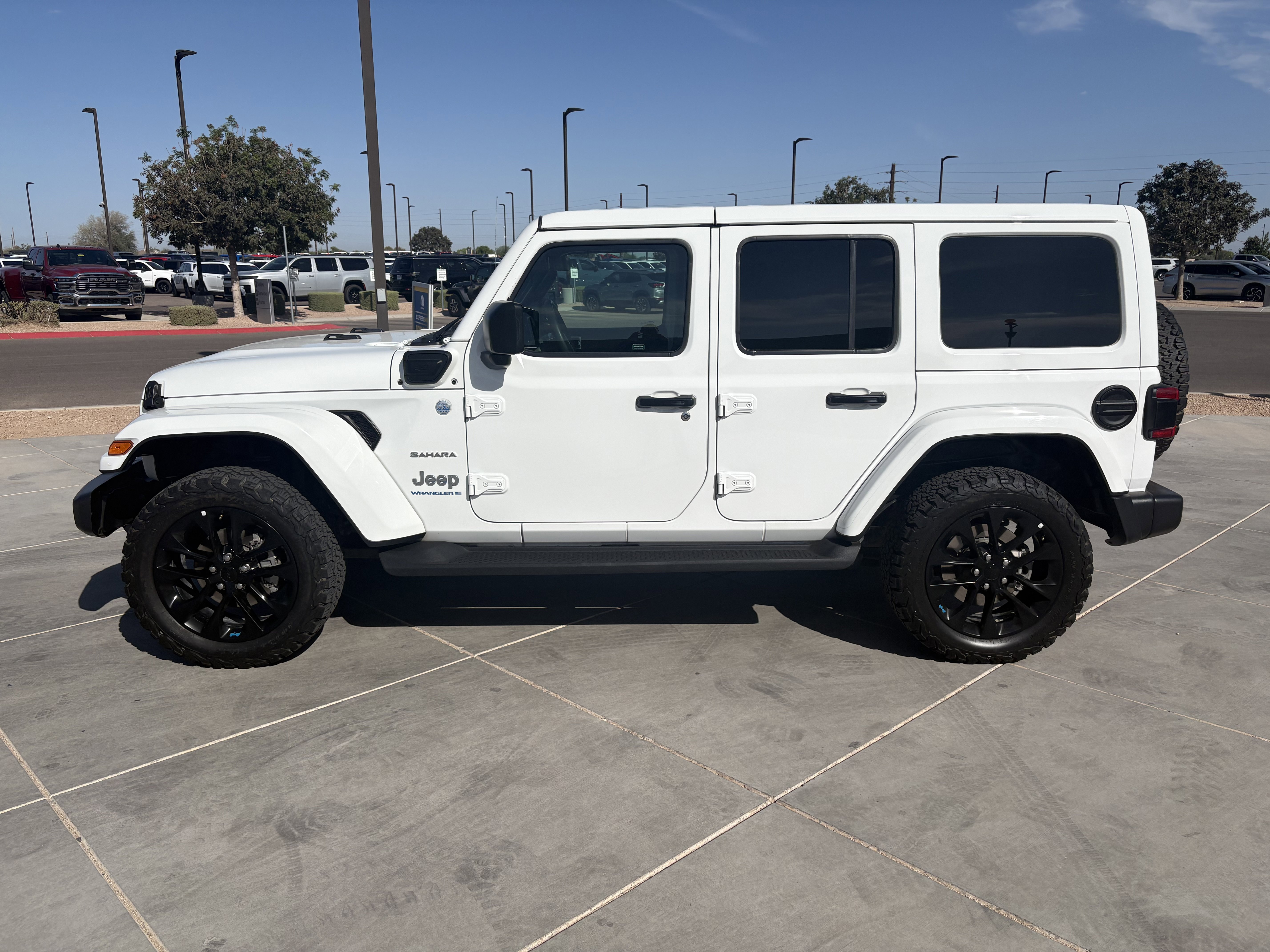 Used 2023 Jeep Wrangler 4xe Sahara 4XE with VIN 1C4JJXP67PW515363 for sale in Queen Creek, AZ