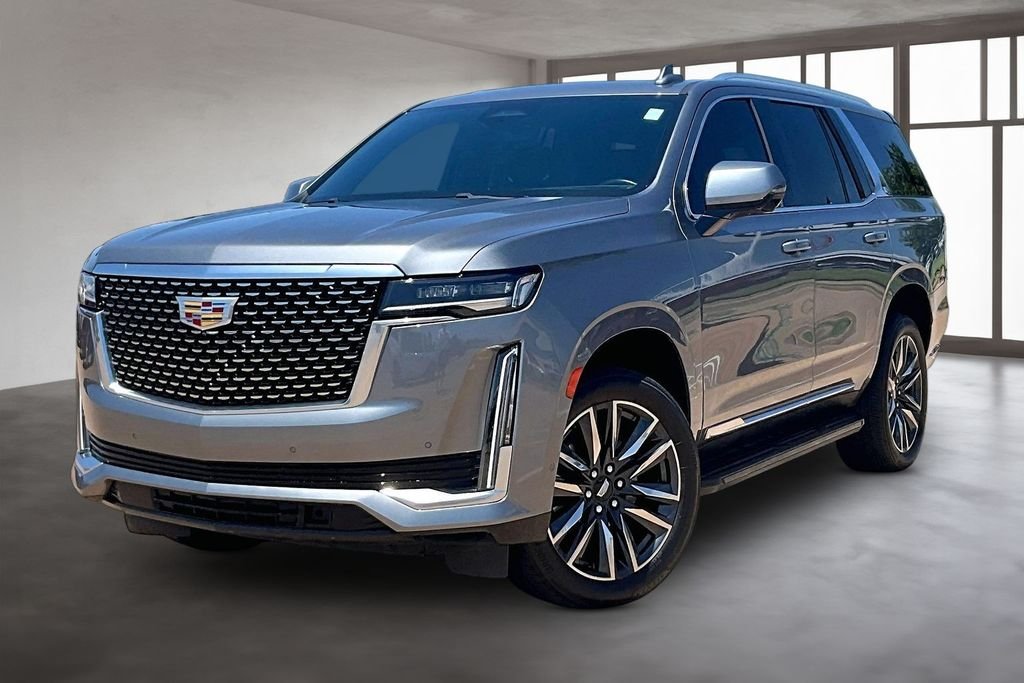 Used 2021 Gray Cadillac Premium Luxury image 1