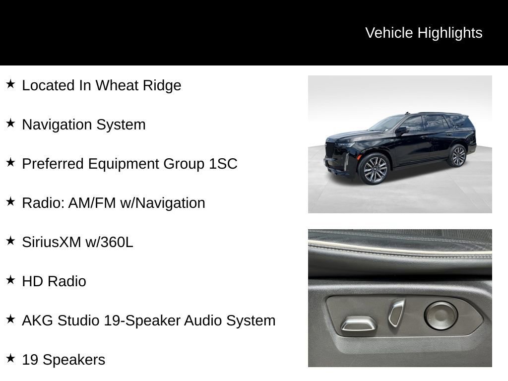 Certified Used 2023 Black Raven Cadillac Sport image 9