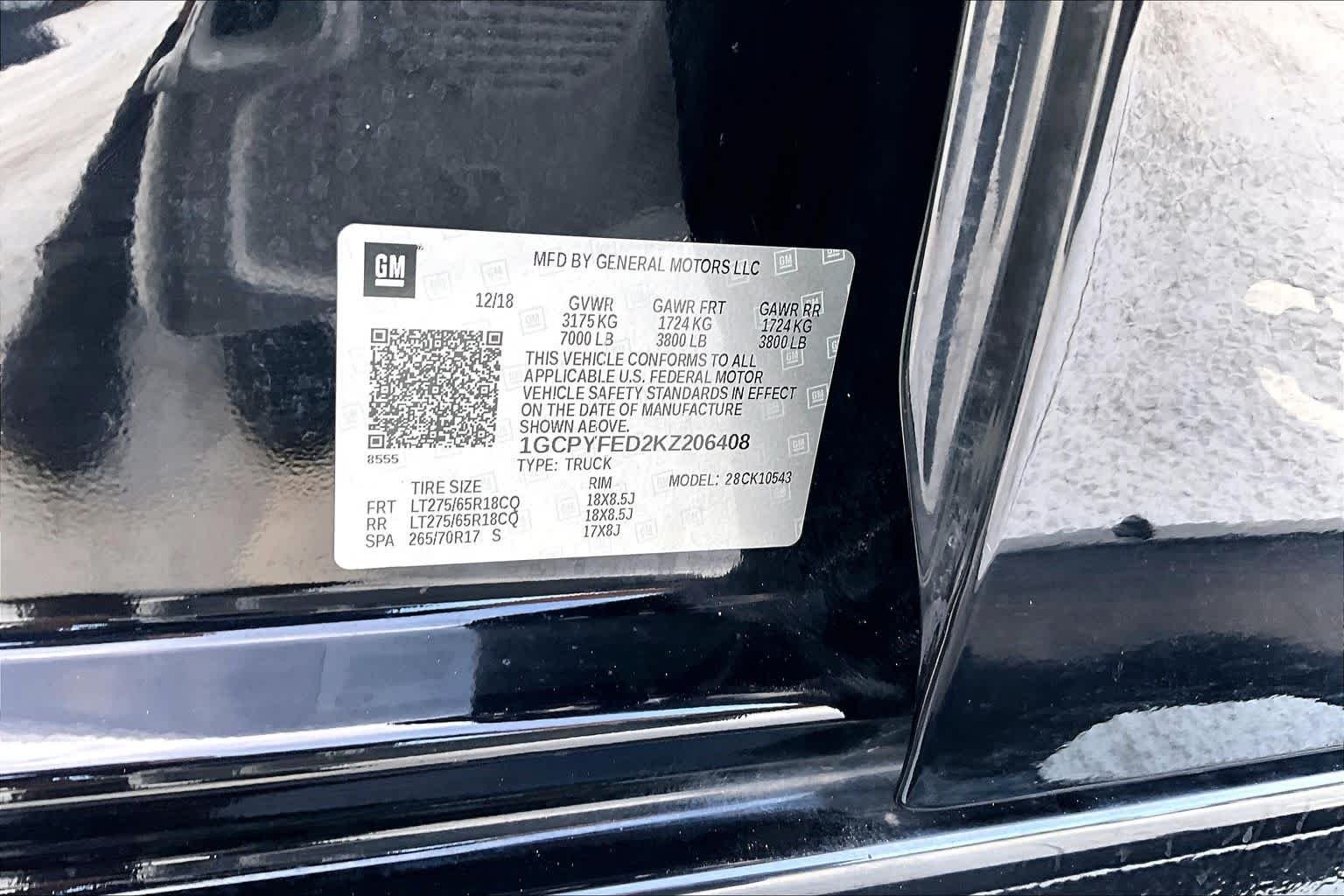 Used 2019 Black Chevrolet LT Trail Boss image 32