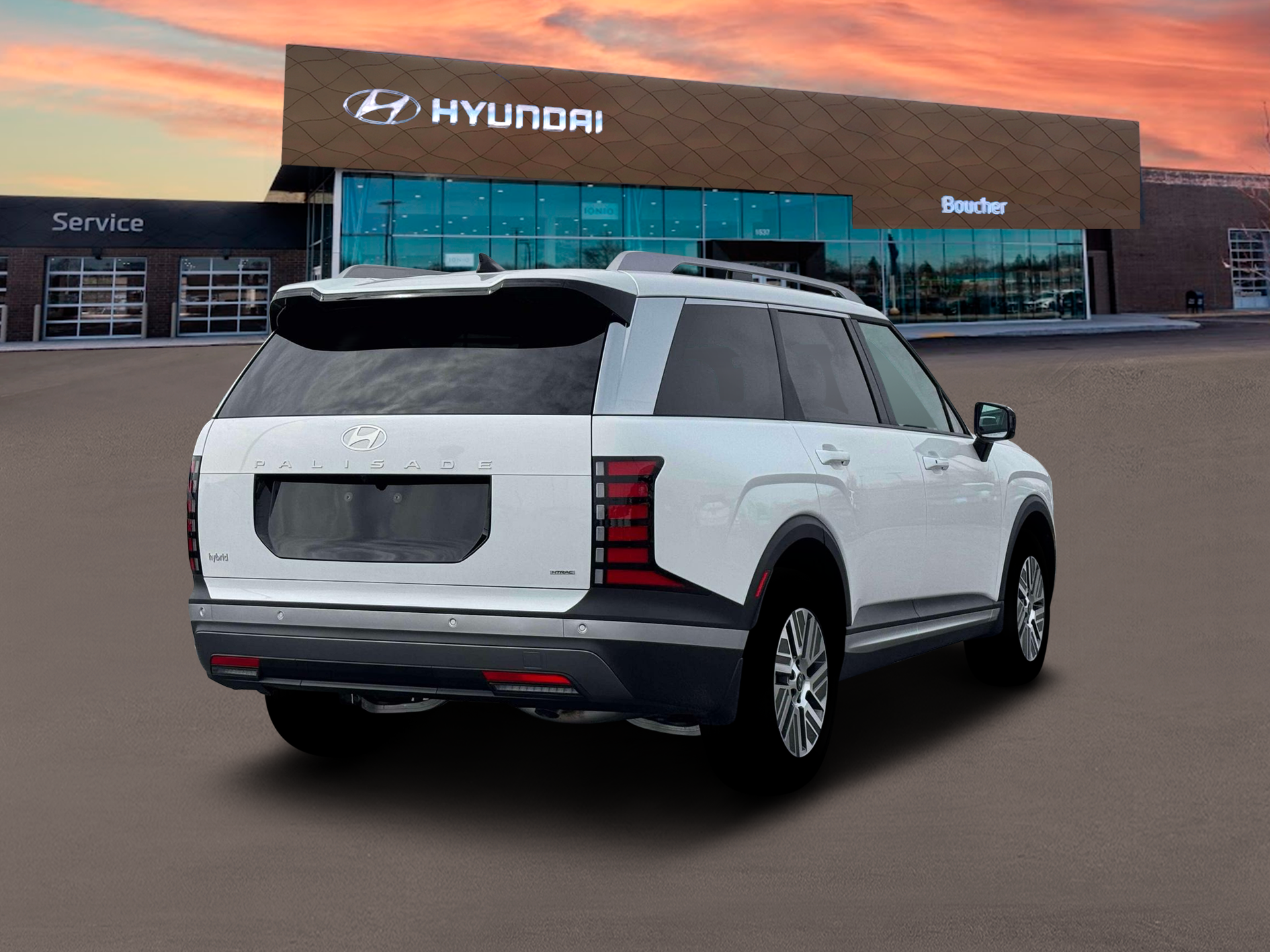 New 2026 Creamy White Pearl Hyundai SEL 7P image 7