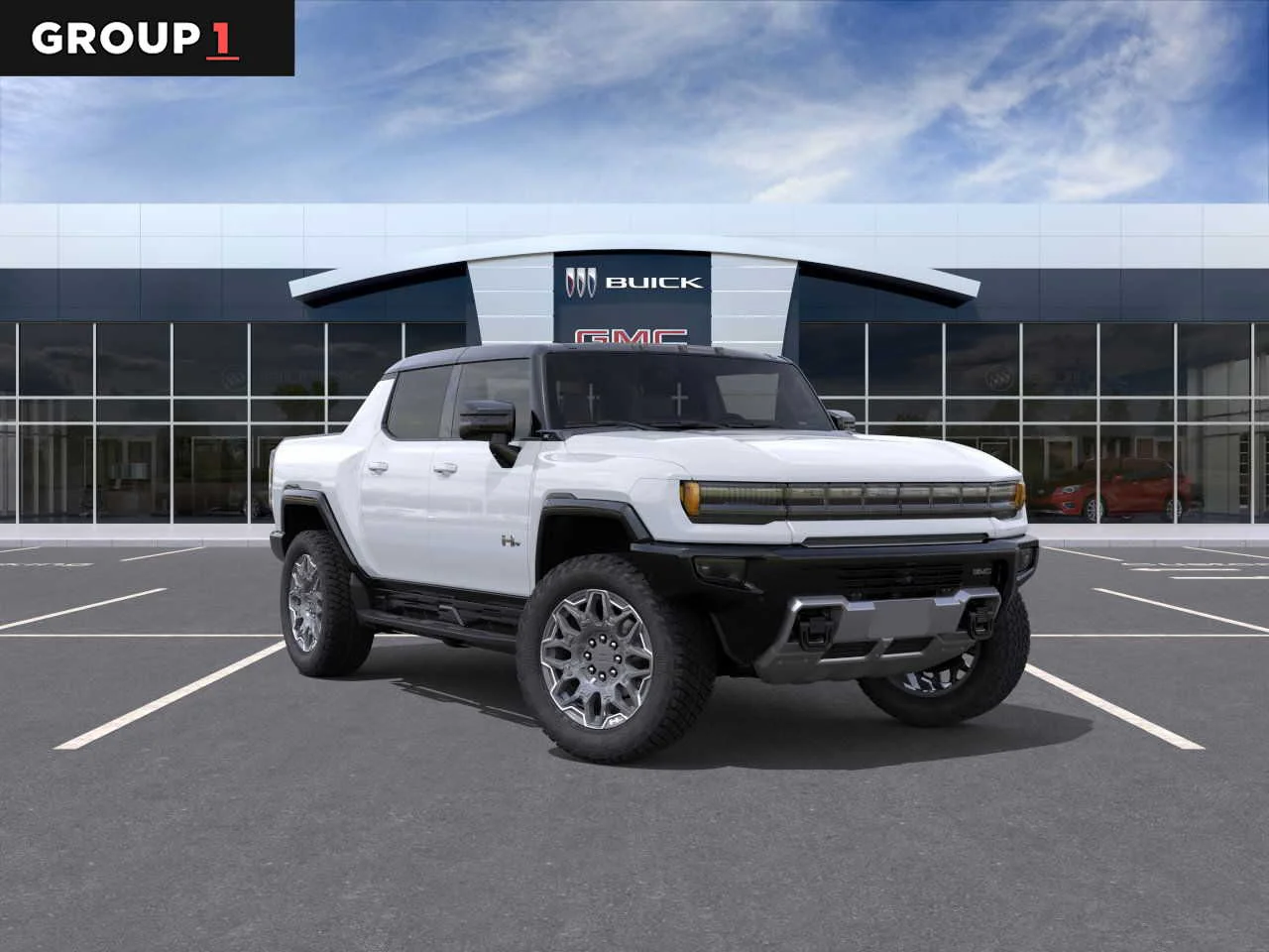 Interstellar White 2026 GMC Hummer EV Pickup 3X Crew Cab AWD Pickup Truck All-Wheel Drive