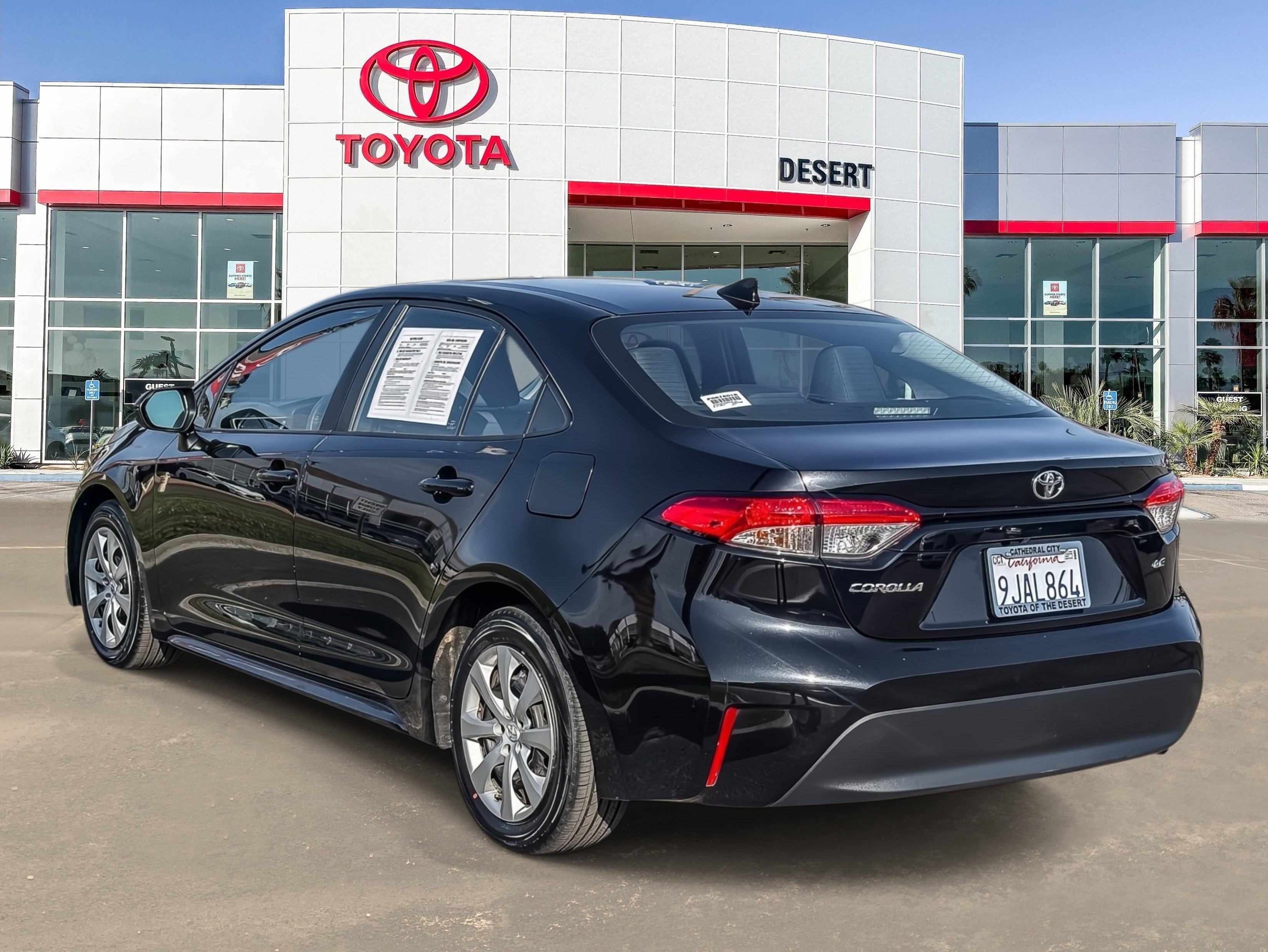 Certified Used 2024 Midnight Black Metallic Toyota LE image 4