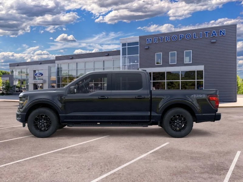 New 2026 Agate Black Metallic Ford XLT image 3