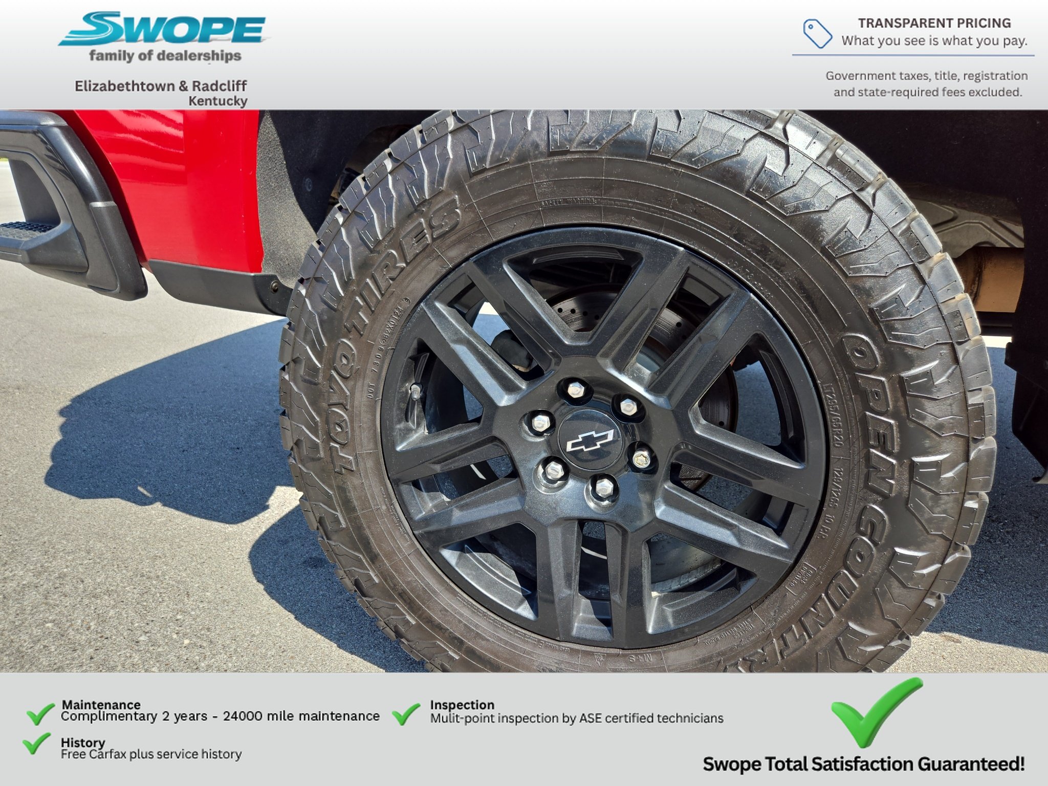 Used 2021 Red Hot Chevrolet LT Trail Boss image 16