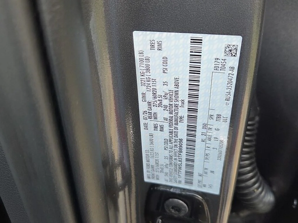 New 2026 Carbonized Gray Metallic Ford Lariat® image 7