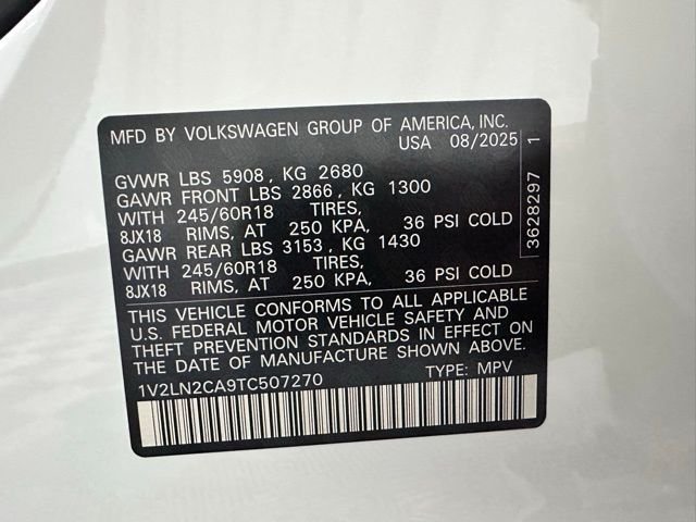2026 Volkswagen Atlas SE - Photo 41