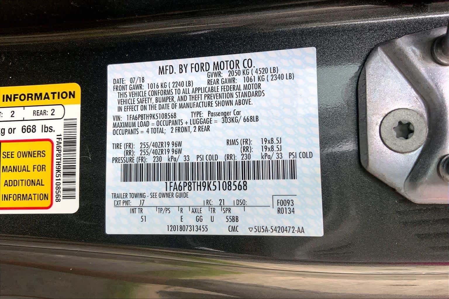 Used 2019 Magnetic Ford EcoBoost Premium image 30