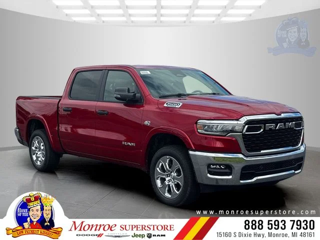New 2026 Molten Red Pearl-Coat Exterior Paint RAM BIG HORN image 1