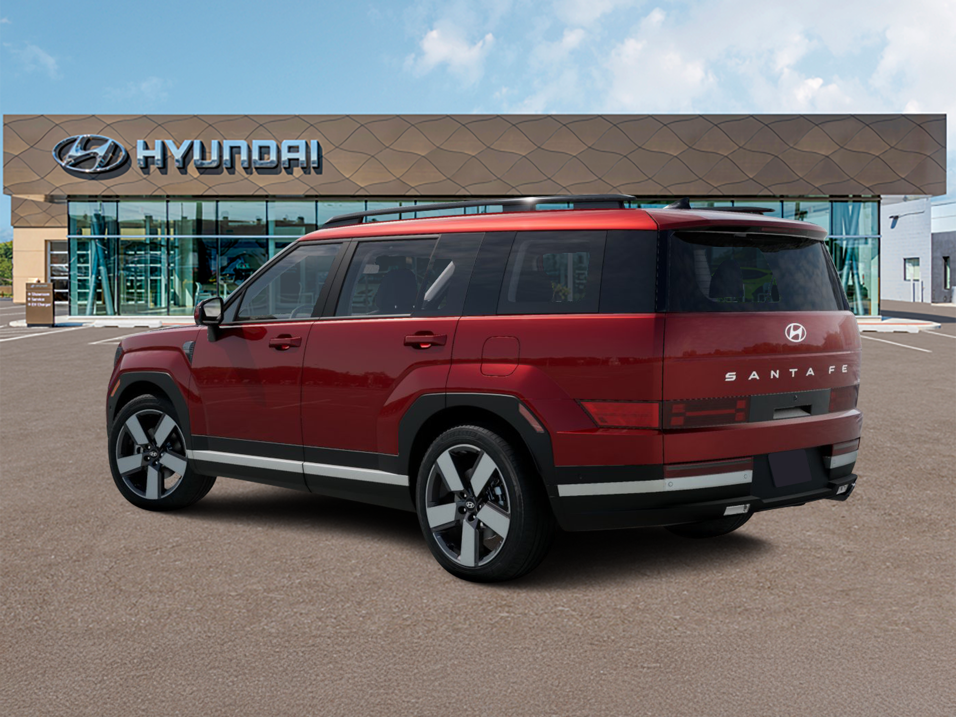 New 2026 Red Hyundai Limited AWD image 4