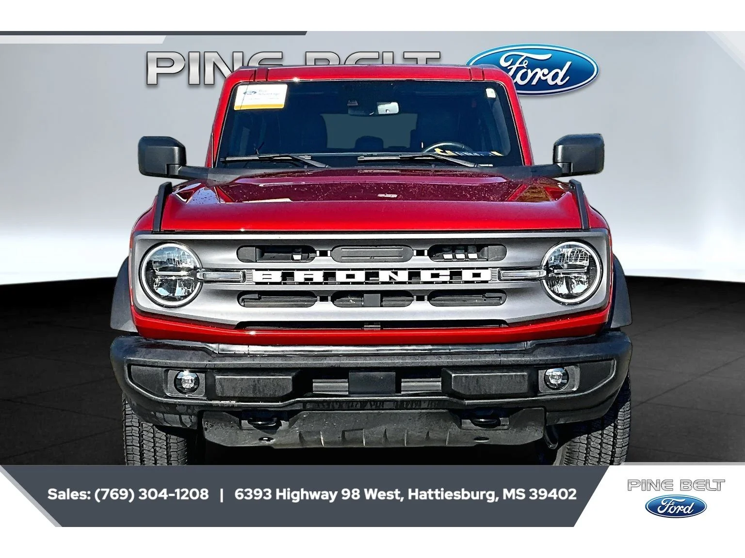 Used 2024 Hot Pepper Red Metallic Tinted Clearcoat Ford Big Bend image 3