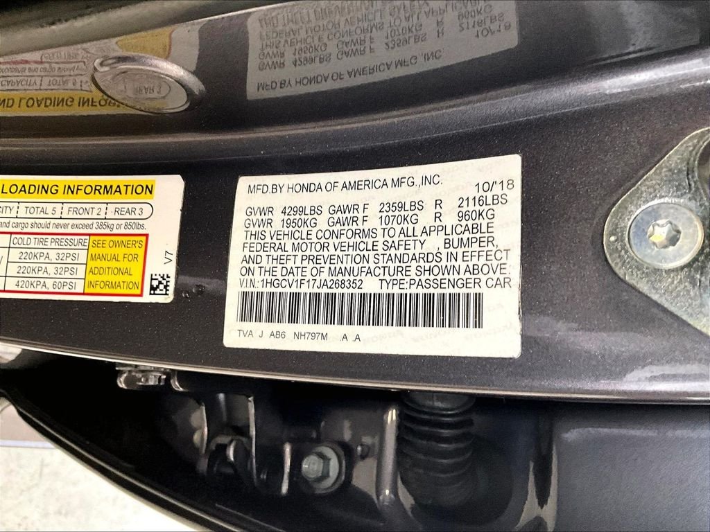 Used 2018 Gray Honda LX image 36