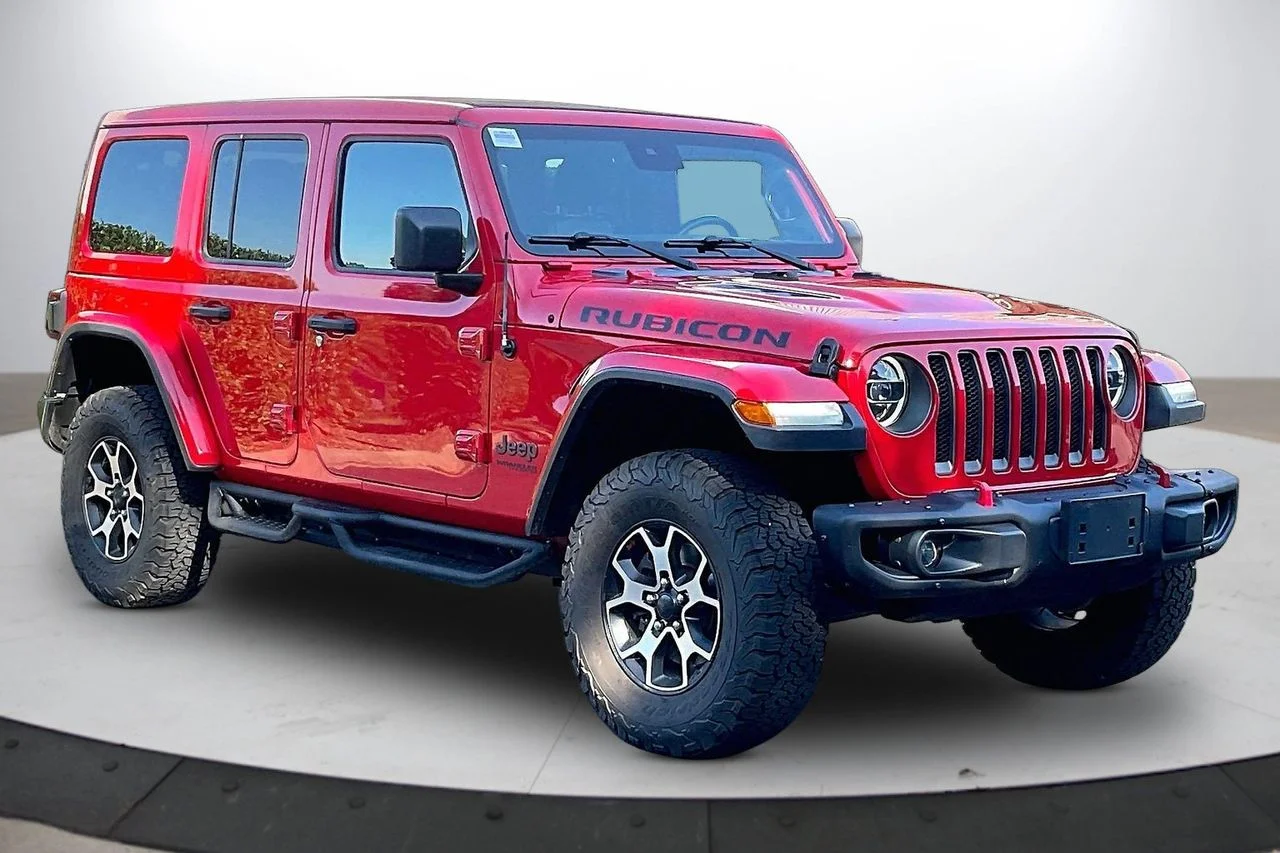 Used 2020 Red Jeep Rubicon image 2