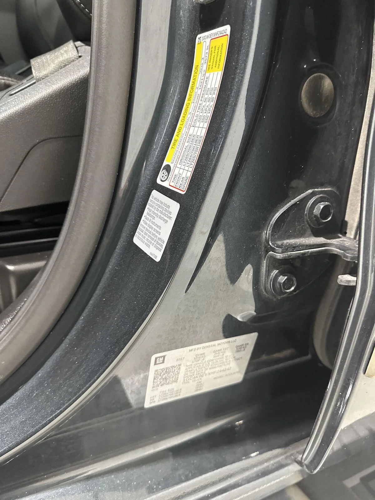 Used 2017 GRAPHITE METALLIC Chevrolet LTZ image 27