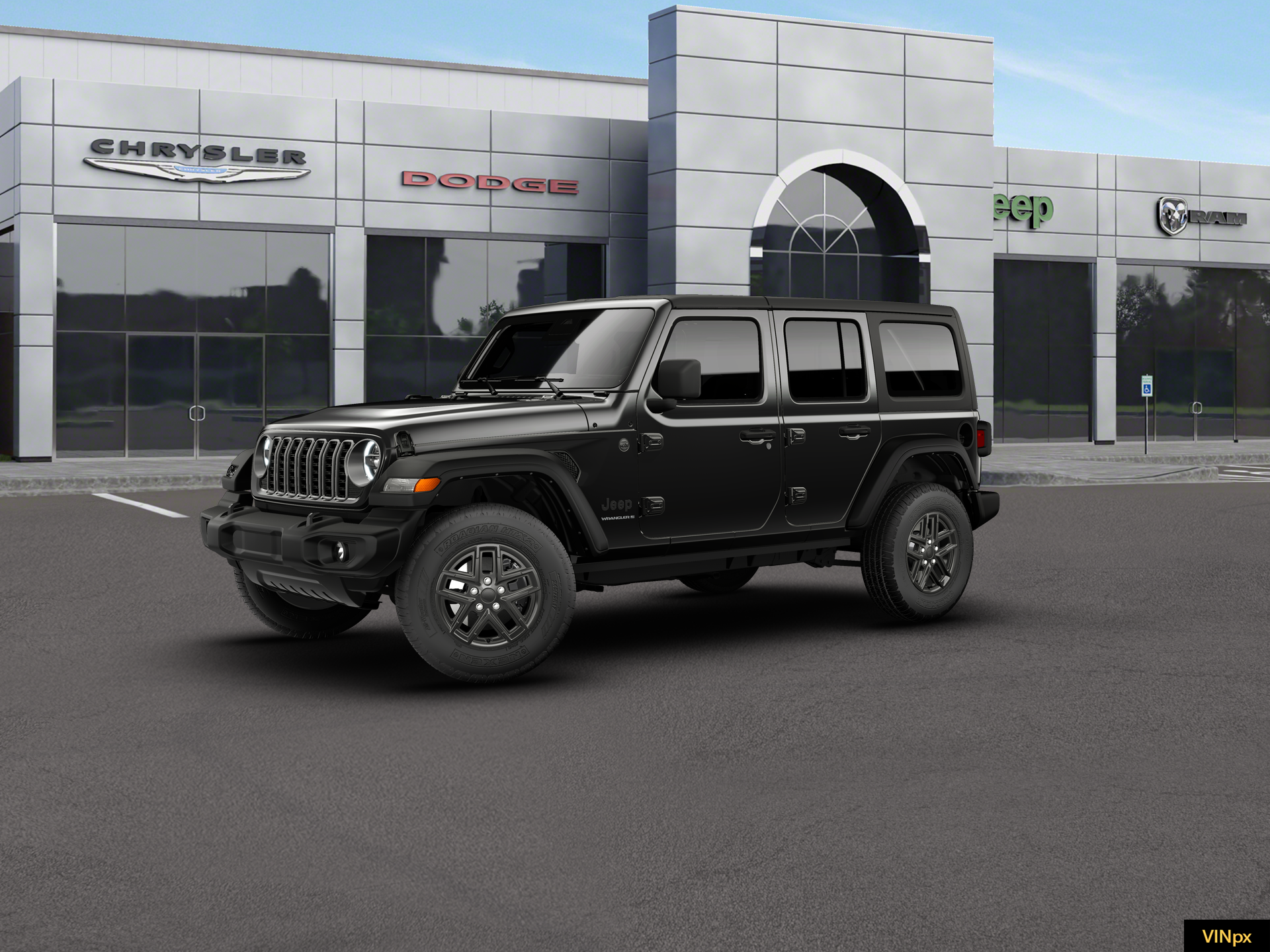 New 2026 Black Clear-Coat Exterior Paint Jeep Sport S image 14