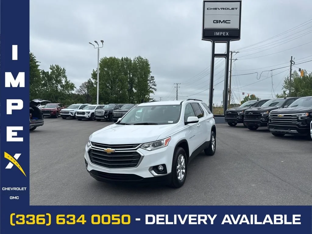 Summit White 2020 Chevrolet Traverse LT Cloth FWD SUV / Crossover Front-Wheel Drive