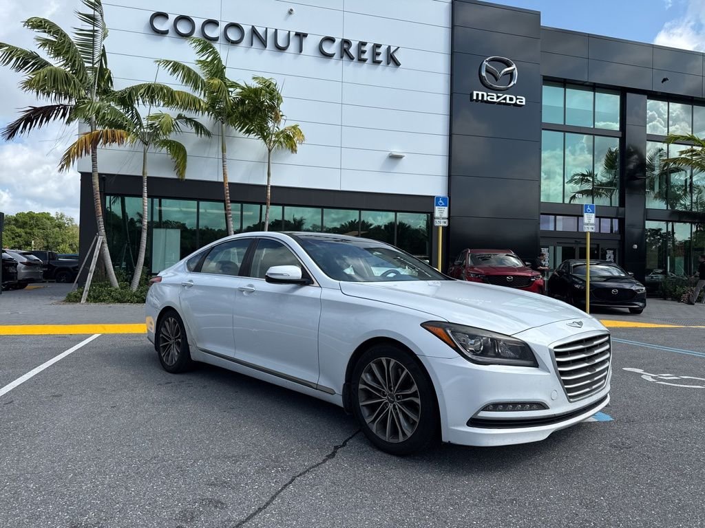 Used 2016 Hyundai Genesis Base with VIN KMHGN4JE7GU111354 for sale in Coconut Creek, FL
