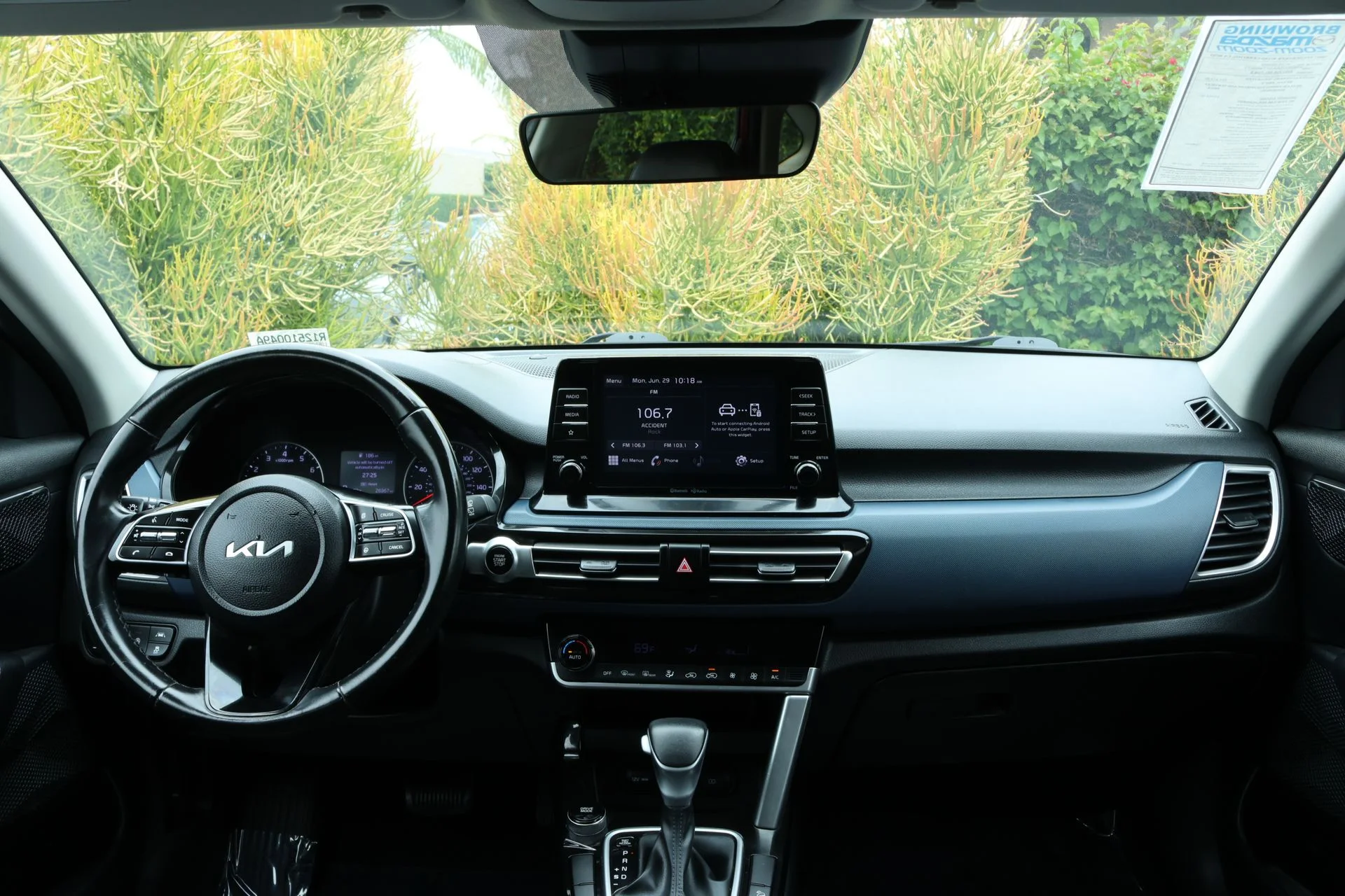Used 2023 Orange Kia S image 7