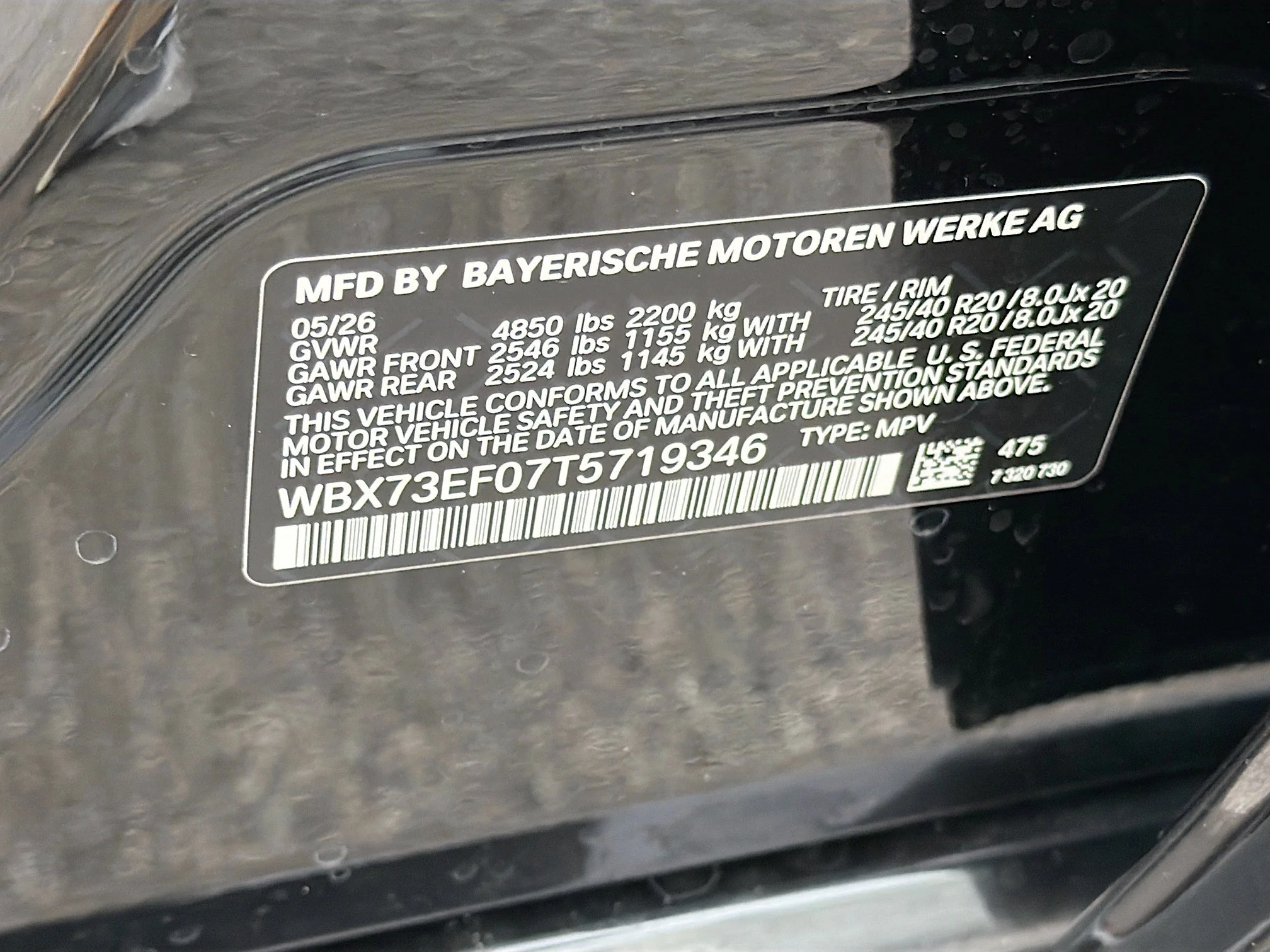 New 2026 Black Sapphire Metallic BMW xDrive28i image 42