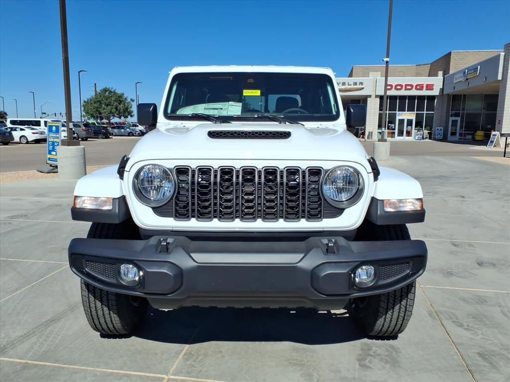 New 2025 Bright White Clear-Coat Exterior Paint Jeep Sport S image 2