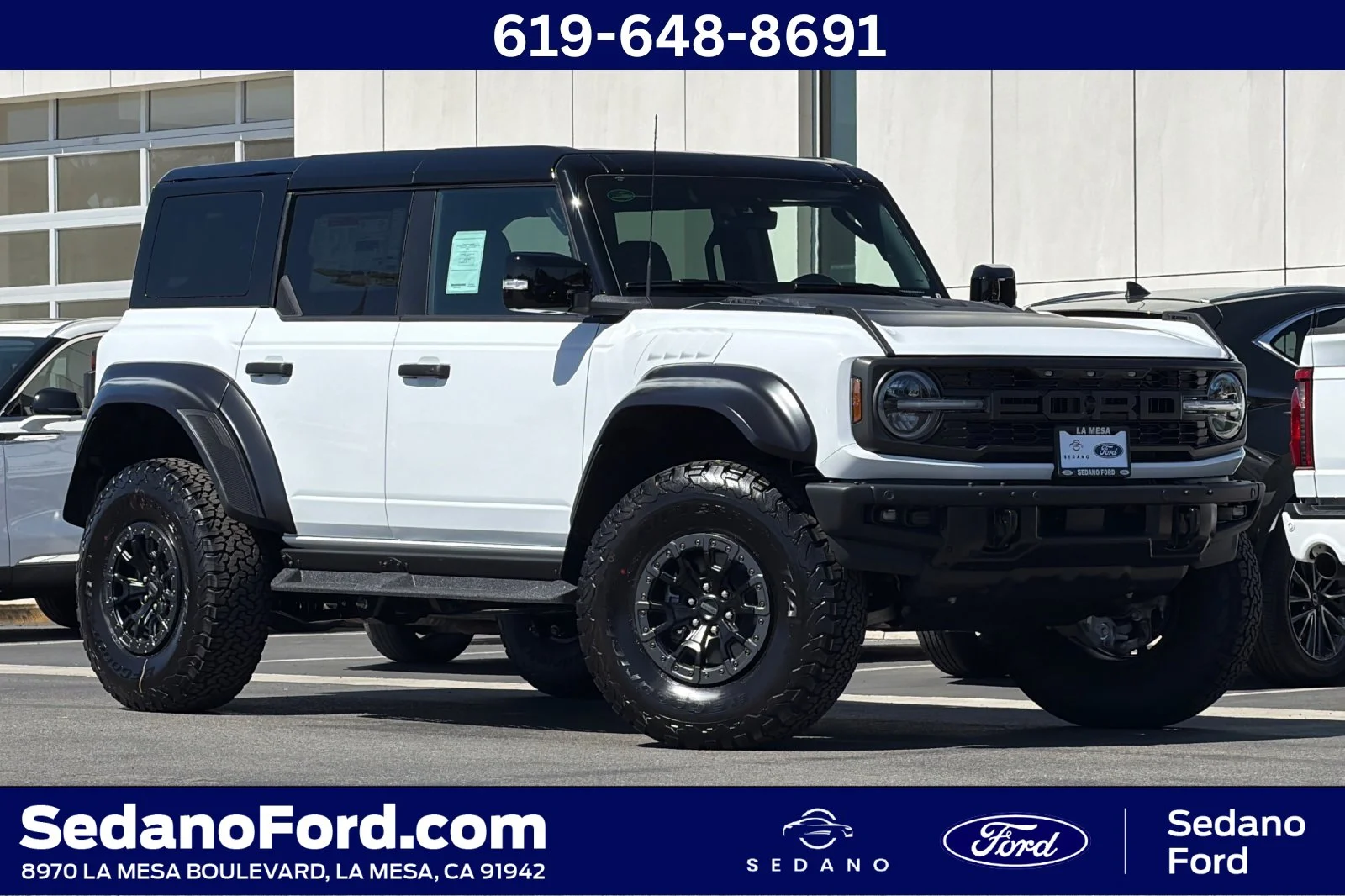New 2026 White Ford Raptor image 1