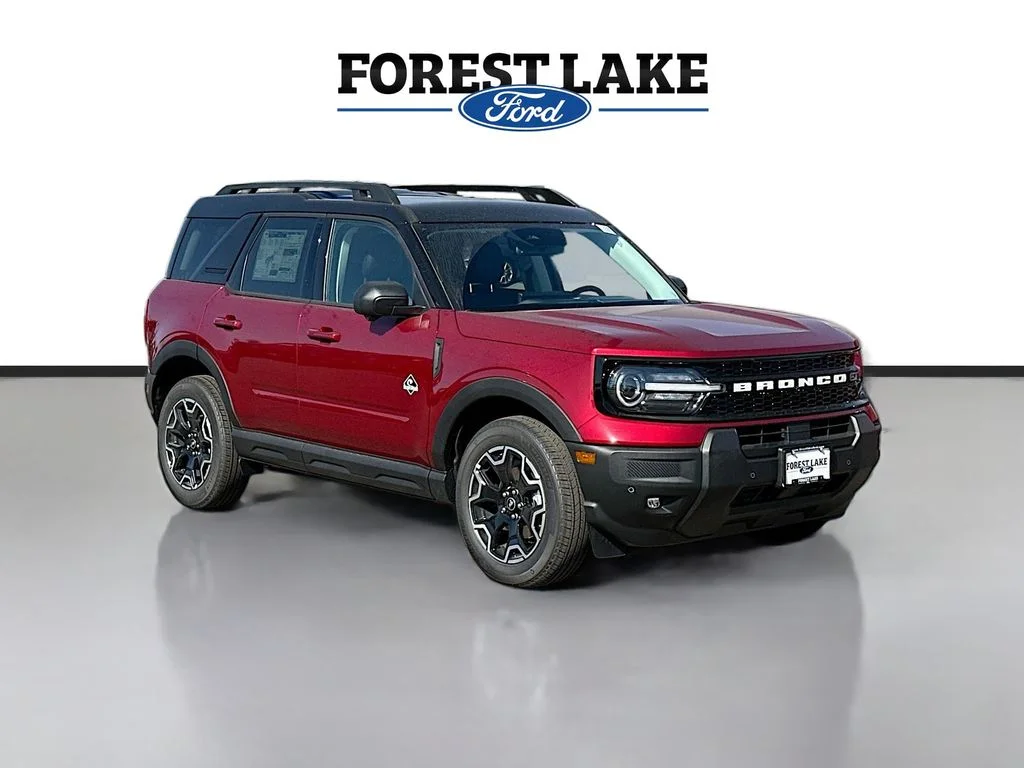 New 2025 Ruby Red Metallic Tinted Clearcoat Ford Outer Banks® image 1