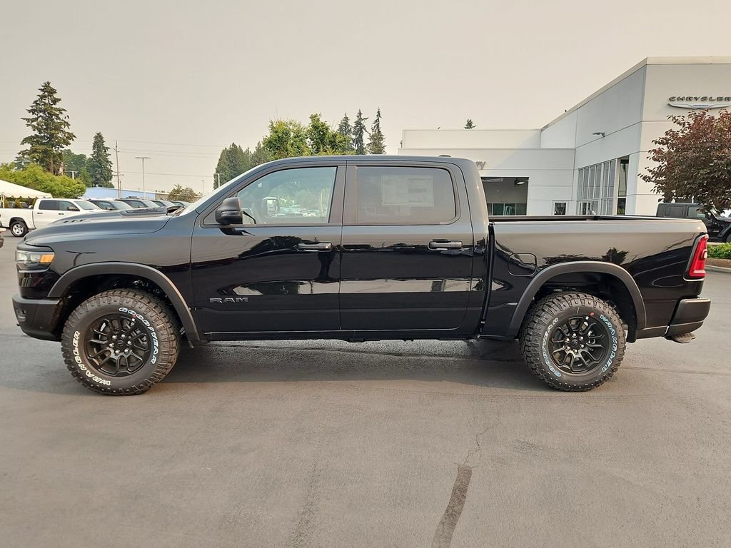 New 2026 Diamond Black Crystal Pearl-Coat Exterior Paint RAM Rebel image 3