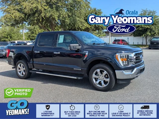 Used 2021 Blue Ford XLT image 1