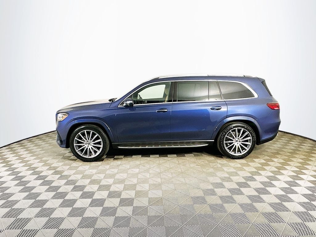Certified Used 2024 Blue Mercedes-Benz GLS 580 image 3