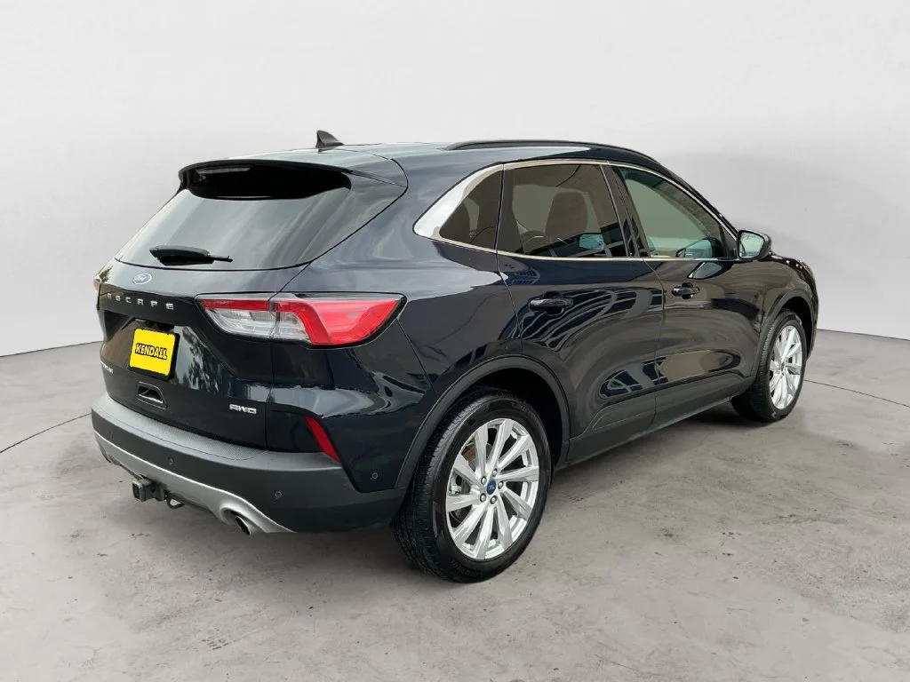 Used 2021 Blue Ford Titanium image 5