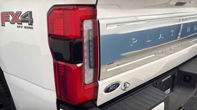 Used 2024 Star White Metallic Tri-Coat Ford Platinum image 44
