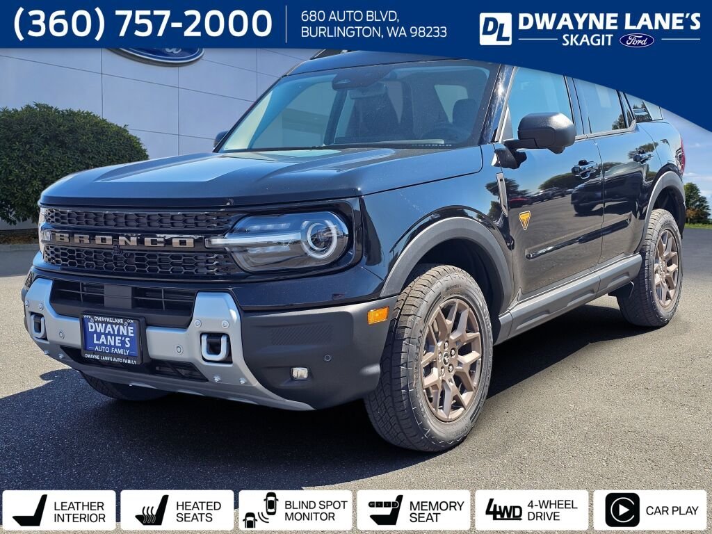 New 2026 Shadow Black Ford Badlands® image 1
