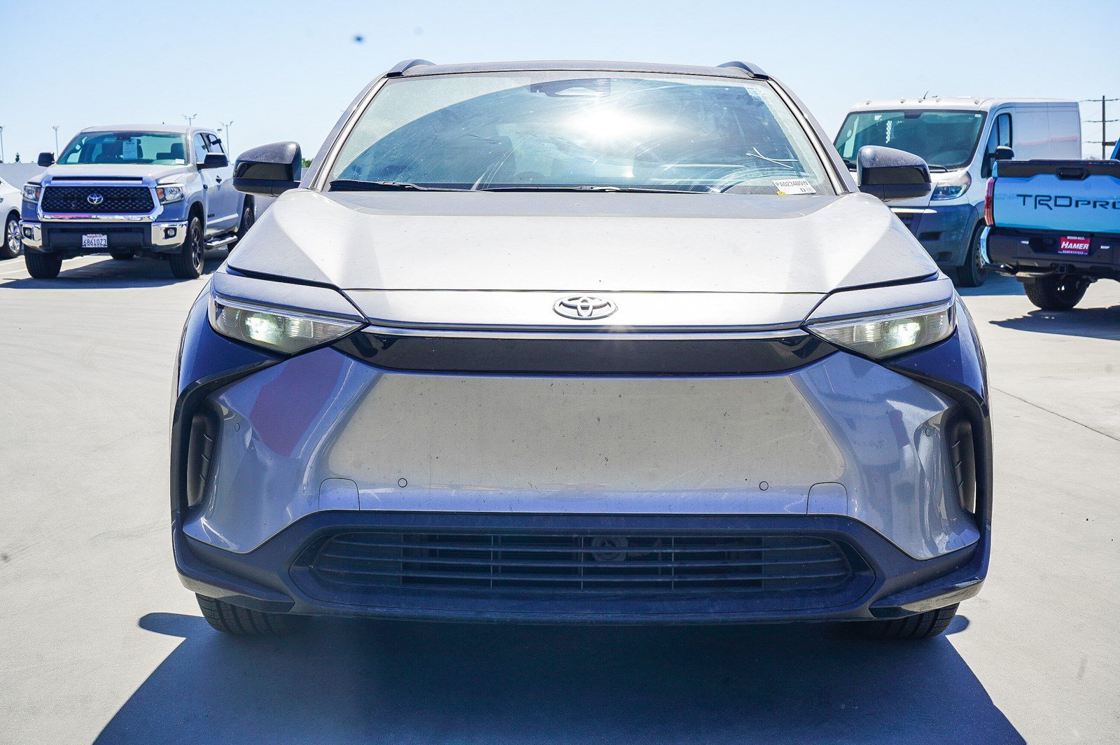 Certified 2023 Toyota bZ4X XLE with VIN JTMAAAAA3PA023405 for sale in Los Angeles, CA