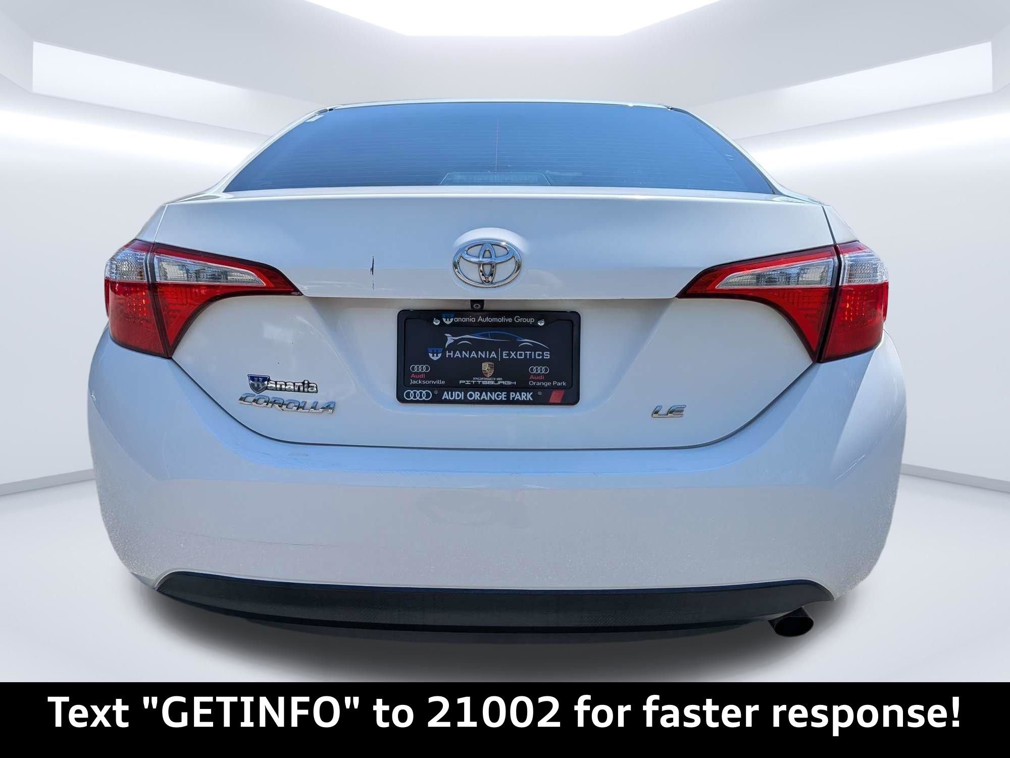 Used 2015 White Toyota LE image 5