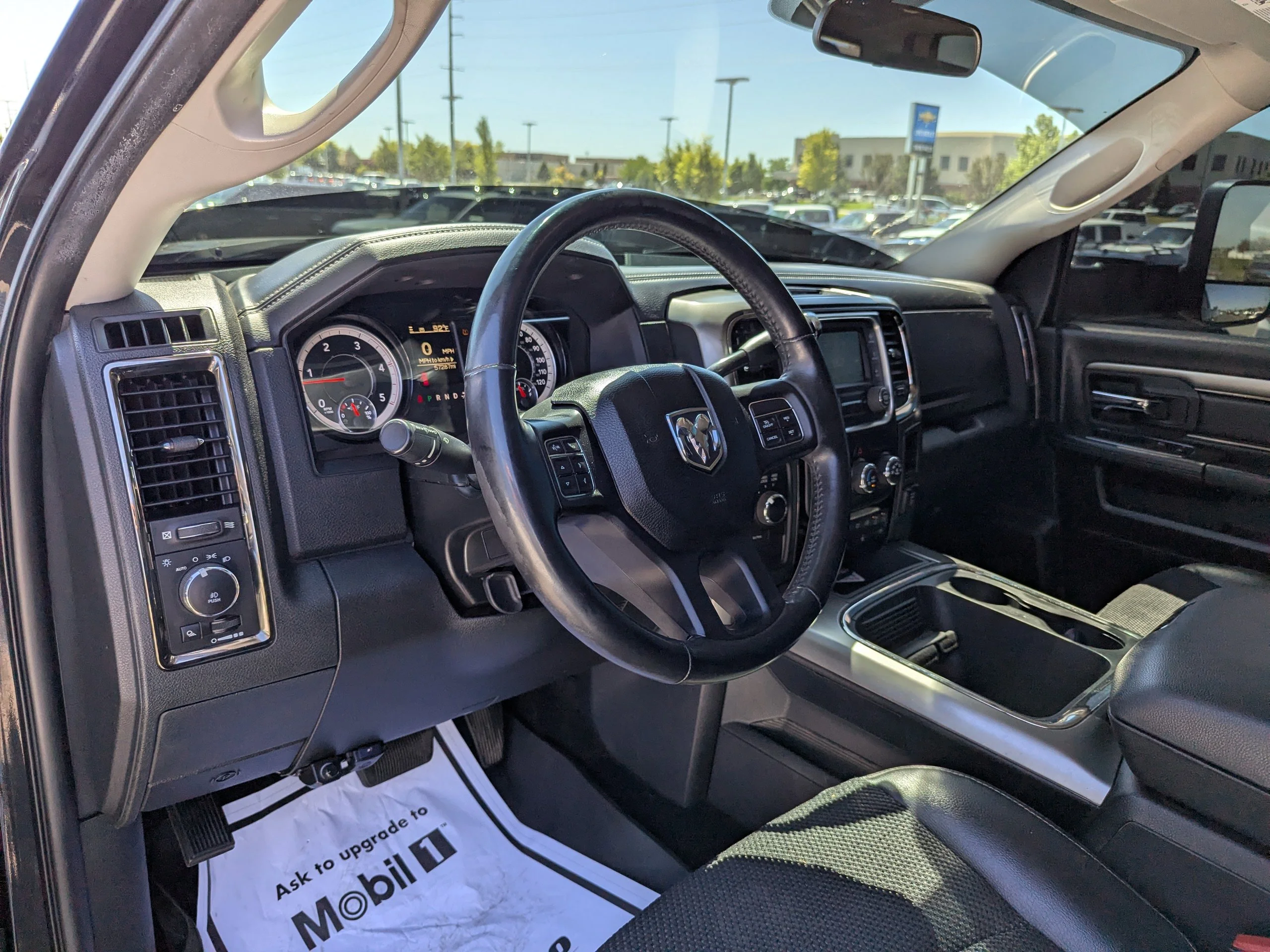 Used 2018 Brilliant Black Crystal Pearlcoat Ram Big Horn image 13
