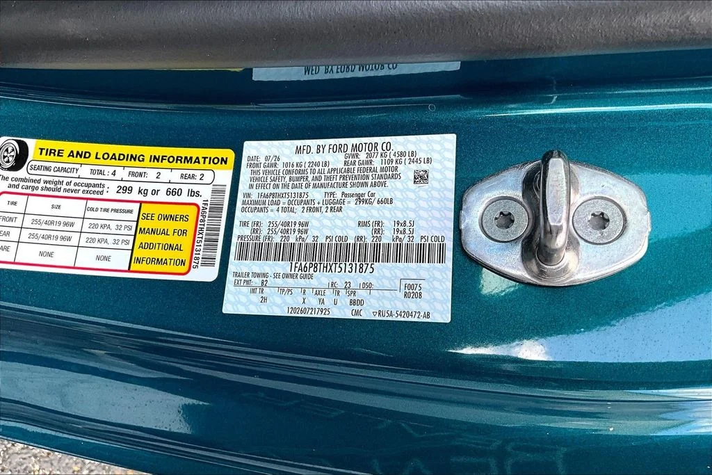 New 2026 Adriatic Blue Metallic Ford EcoBoost® Fastback image 8