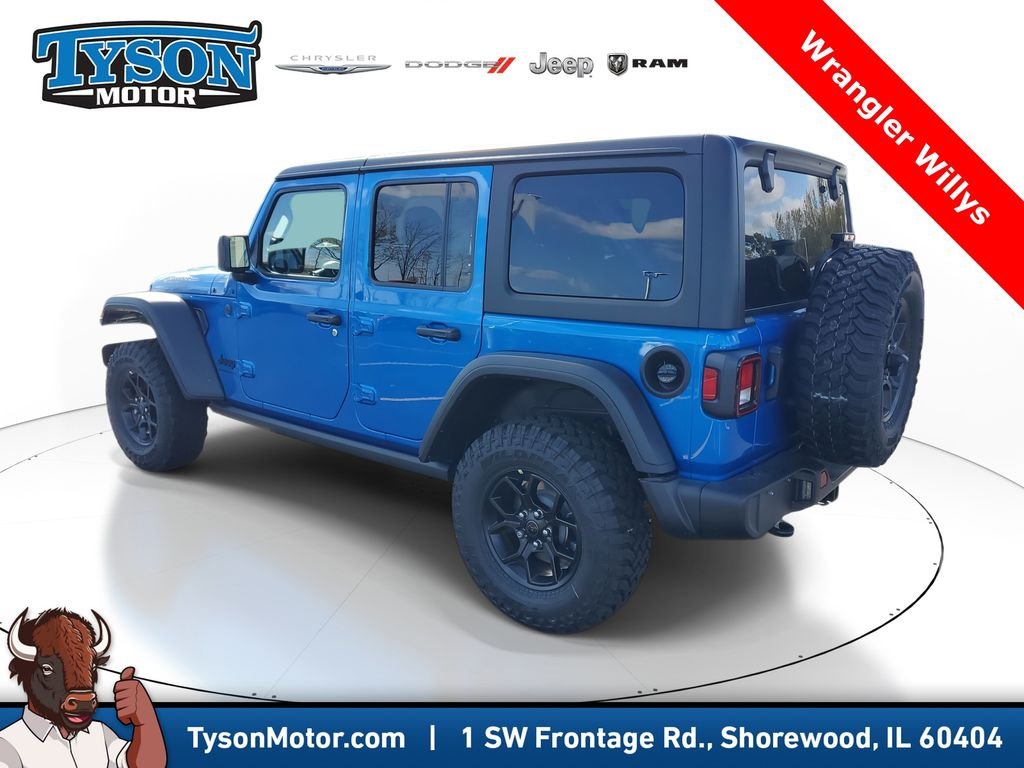 New 2026 Hydro Blue Pearl-Coat Exterior Paint Jeep Willys image 2
