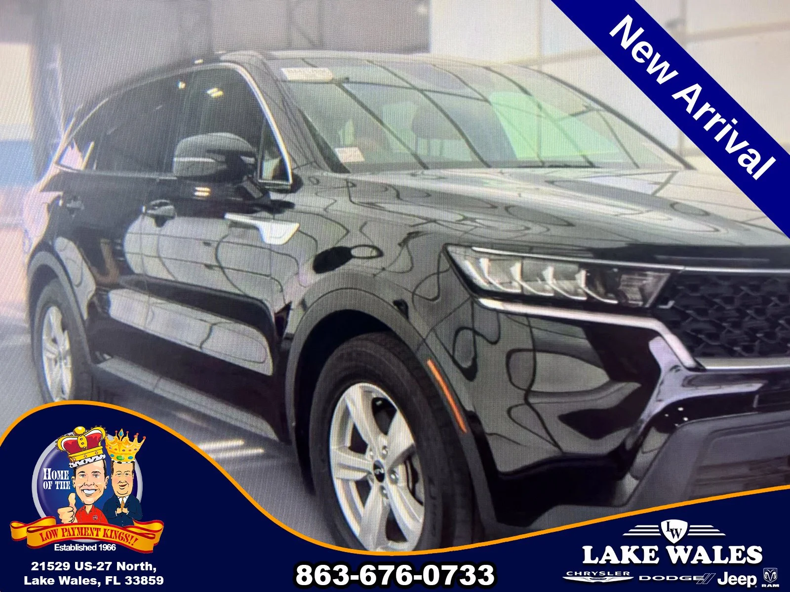 Used 2022 Black Kia LX image 1