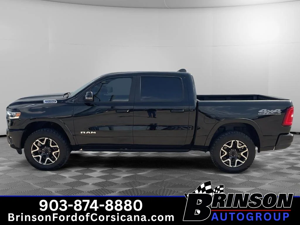Used 2025 Diamond Black Crystal Pearlcoat Ram Laramie image 4