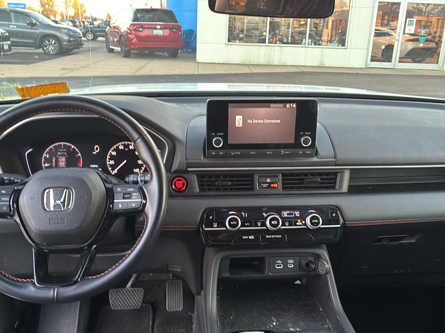 Used 2025 Platinum White Pearl Honda Sport image 14