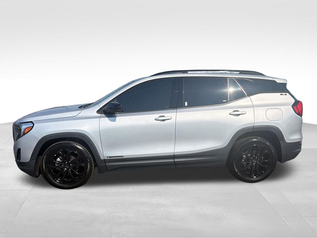 Used 2021 Silver GMC SLE image 2