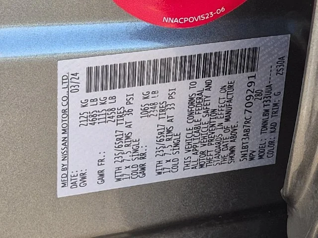 Used 2024 Gray Nissan S image 38