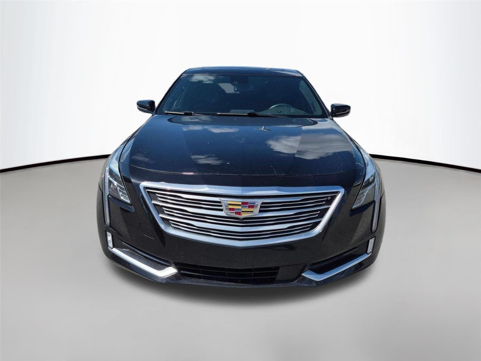 Used 2018 Stellar Black Metallic Cadillac Platinum AWD image 2