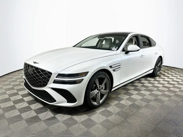 New 2027 White Genesis 3.5T Sport Prestige image 8