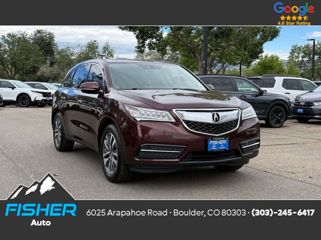 Used 2016 Dark Cherry Pearl Acura 3.5L image 1